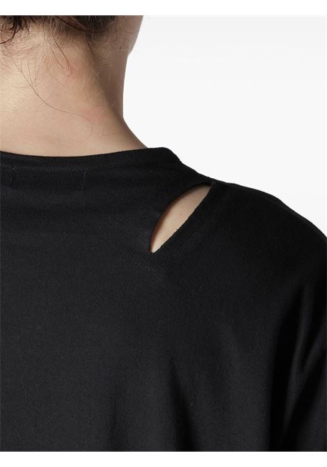 T-shirt con cut-out in nero Yohji Yamamoto - unisex Yohji Yamamoto | HPT220791